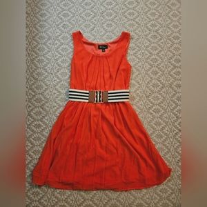 Coral BCX belted dress